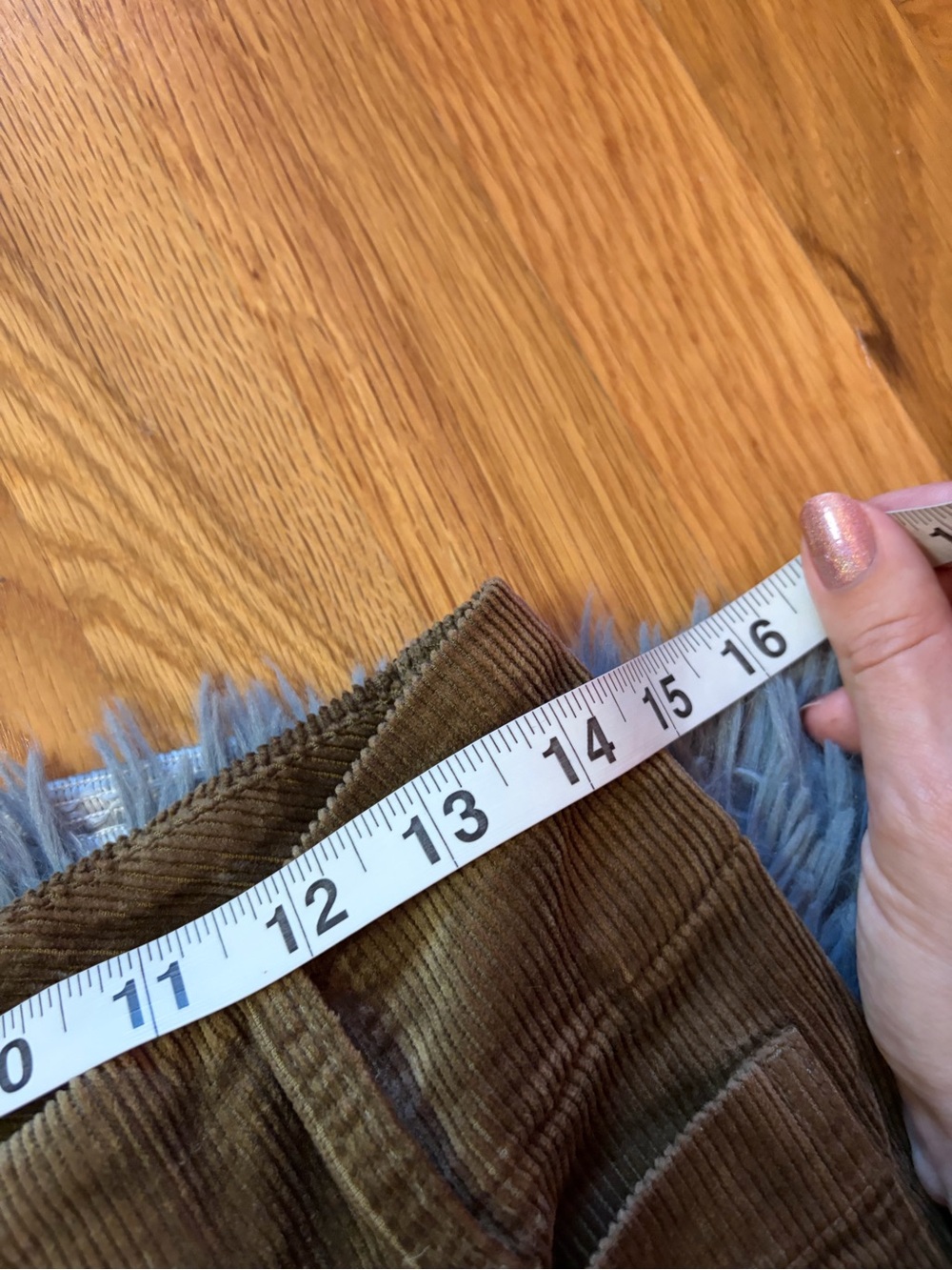 Anthropologie Maeve Colette Corduroy Full Length Wide Leg Pants Size 29 - Picture 5 of 7